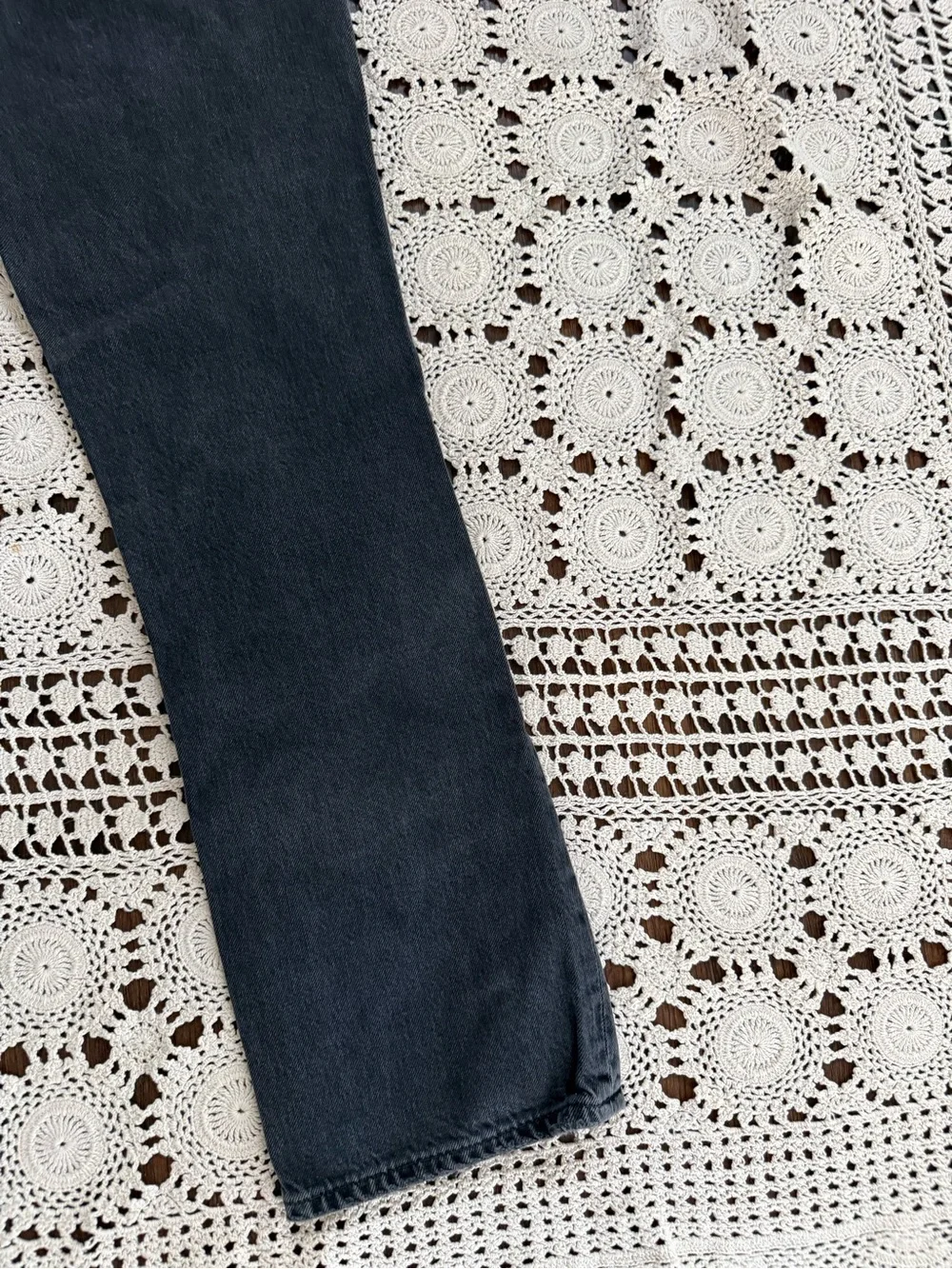 AGOLDE '90s High-Rise Straight-Leg Jeans Howl Black Wash Size 29